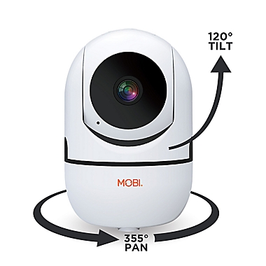 MOBI MobiCam HDX Smart WiFi Pan &amp; Tilt Baby Monitor. View a larger version of this product image.
