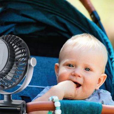 Belle On-The-Go Clip-On Fan. View a larger version of this product image.