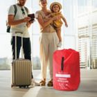 Alternate image 1 for Belle ON THE GO Car Seat Gate Check Bag in Red
