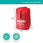 Alternate image 2 for Belle ON THE GO Car Seat Gate Check Bag in Red