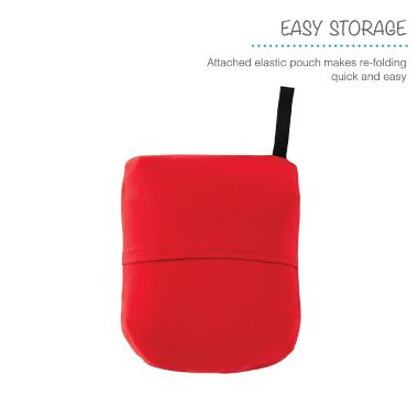 Belle ON THE GO Car Seat Gate Check Bag in Red. View a larger version of this product image.