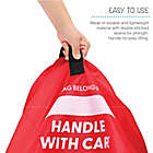 Alternate image 5 for Belle ON THE GO Car Seat Gate Check Bag in Red