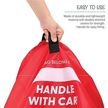 Belle ON THE GO Car Seat Gate Check Bag in Red. View a larger version of this product image.