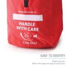 Alternate image 6 for Belle ON THE GO Car Seat Gate Check Bag in Red