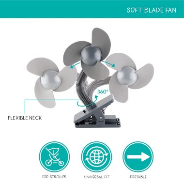 Belle ON THE GO Soft Blade Fan. View a larger version of this product image.