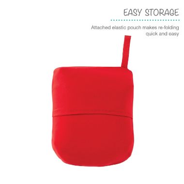 Belle ON THE GO Stroller Gate Check Bag in Red. View a larger version of this product image.