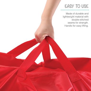 Belle ON THE GO Stroller Gate Check Bag in Red. View a larger version of this product image.