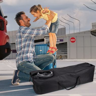 Belle ON THE GO Umbrella Stroller Travel Bag in Black. View a larger version of this product image.