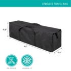 Alternate image 2 for Belle ON THE GO Umbrella Stroller Travel Bag in Black