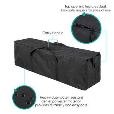 Belle ON THE GO Umbrella Stroller Travel Bag in Black. View a larger version of this product image.