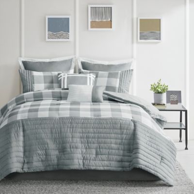 510 Design Georgetown 8-Piece King Comforter Set in Grey