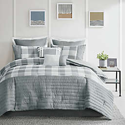 510 Design Georgetown 8-Piece Queen Comforter Set in Grey