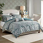 Alternate image 1 for Madison Park Signature Adelphia 9-Piece Jacquard King Comforter Set in Slate Blue