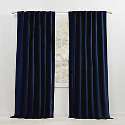 Lauren Ralph Lauren Velvety 84-Inch Window Curtain Panel in Indigo (Single)