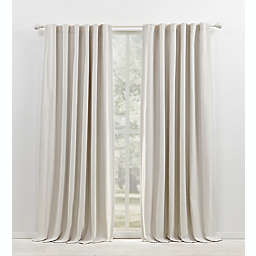 Lauren Ralph Lauren® Sallie 108-Inch Rod Pocket 100% Blackout Curtain Panel in Off-White