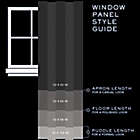 Alternate image 5 for Lauren Ralph Lauren&reg; Waller 96-Inch Rod Pocket 100% Blackout Curtain Panel in White