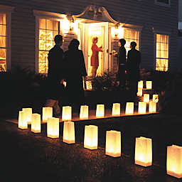 LumaBase Weighted Candle Holder for Luminarias (Set of 24)