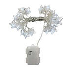 Alternate image 1 for Solar-Powered Silver String Star Lights (20-Count)