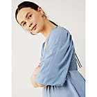 Alternate image 4 for A Pea in the Pod&reg; Medium Smocked Maternity Dress in Blue
