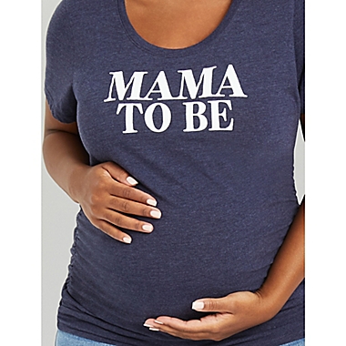 Motherhood Maternity&reg; 2X Mama to Be Maternity T-Shirt in Blue. View a larger version of this product image.