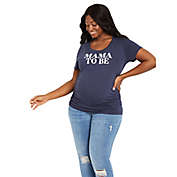 Motherhood Maternity&reg; Plus Size Mama to Be Maternity T-Shirt in Blue