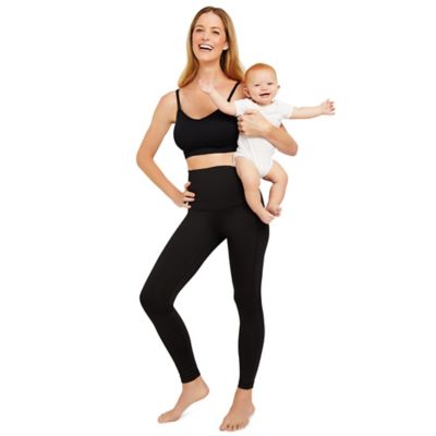 Motherhood Maternity&reg; MAMA PRIMA Post Pregnancy Performance Leggings in Black