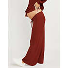 Alternate image 1 for Motherhood Maternity&reg; X-Large Hacci Knit Wide Leg Maternity Pant in Brown
