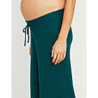 Alternate image 3 for Motherhood Maternity&reg; Small Hacci Knit Wide Leg Maternity Pant in Blue
