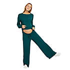 Alternate image 0 for Motherhood Maternity&reg; Small Hacci Knit Wide Leg Maternity Pant in Blue