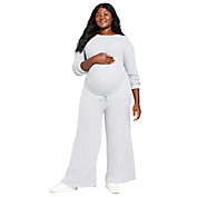 Motherhood Maternity&reg; 2X Plus Size Wide Leg Maternity Pant in Grey