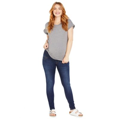 Motherhood Maternity&reg; Two Size Skinny Maternity Jeans in Dark Blue
