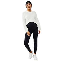 A Pea in the Pod® brrr°® Triple Chill Cooling Seamless Maternity Legging in Black