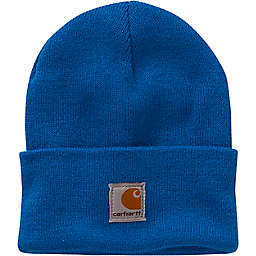 Carhartt® Infant/Toddler Knit Logo Hat in Imperial Blue
