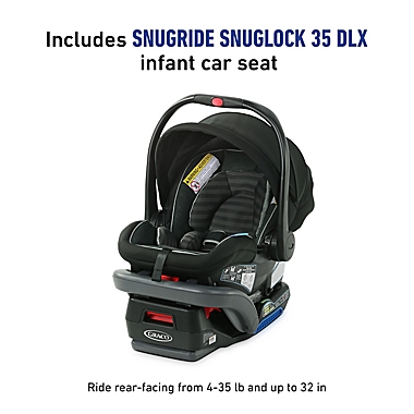 Graco&reg; Modes&trade; Nest DLX Travel System in Black. View a larger version of this product image.