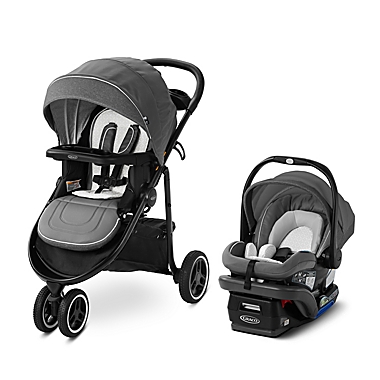 Graco&reg; Modes&trade; 3 Lite Platinum Travel System in Gray. View a larger version of this product image.