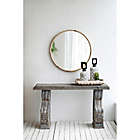 Alternate image 1 for A&amp;B Home Thayne 27.5-Inch Round Mirror in Wood