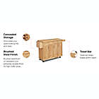 Alternate image 4 for Home Styles Wood Top Kitchen Cart