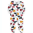 Alternate image 0 for carter&#39;s&reg; Size 6M Cars 2-Way Zip Cotton Sleep &amp; Play in White/Multi