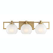 Designer&#39;s Fountain Cowen 3-Light Vanity in Brushed Gold