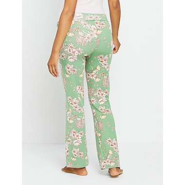 Motherhood Maternity&reg; X-Large Floral Maternity Pajama Bottoms in Olive. View a larger version of this product image.