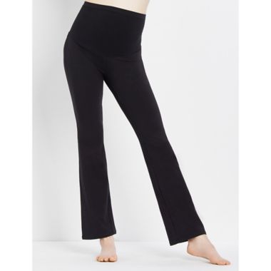 Motherhood Maternity&reg; Secret Fit Belly Boot Cut Yoga Pant in Black. View a larger version of this product image.