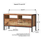 Alternate image 2 for Atlantic&reg; Loft &amp; Luv&trade; Montana TV Stand in Rustic Wood