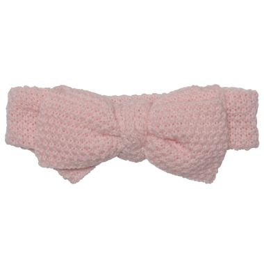 So 'dorable Size 0-12M 2-Piece Pom-Pom Headwrap and Bootie Set in Dusty Pink. View a larger version of this product image.