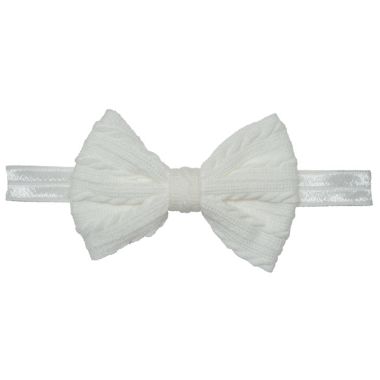 So'dorable Size 0-12M 3-Piece Knit Bow Headwrap Set. View a larger version of this product image.