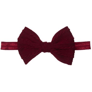 So'dorable Size 0-12M 3-Piece Knit Bow Headwrap Set. View a larger version of this product image.