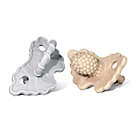 Alternate image 0 for RaZbaby&reg; RaZberry 2-Pack Silicone Teethers in Grey/Tan