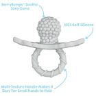 Alternate image 1 for RaZbaby&reg; RaZberry 2-Pack Silicone Teethers in Grey/Tan