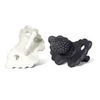 Alternate image 0 for RaZbaby&reg; RaZberry 2-Pack Silicone Teethers in Black/White