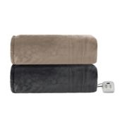 Brookstone&reg; N-A-P&reg; Heated Plush Blanket