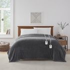 Alternate image 0 for Brookstone&reg; N-A-P&reg; Heated Plush Queen Blanket in Grey